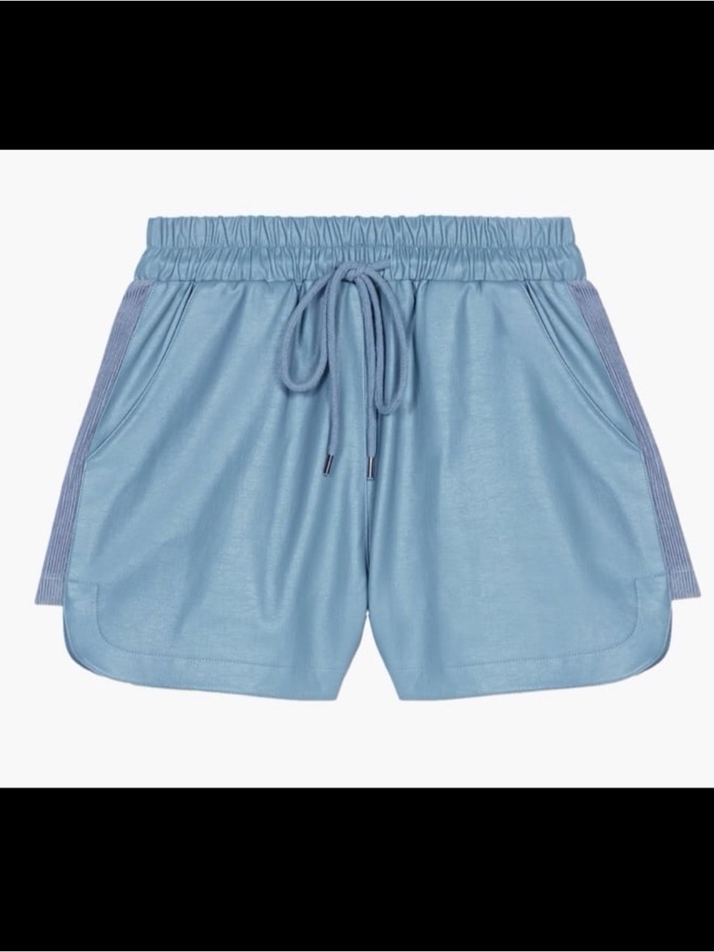 Maje Light Blue Shorts
